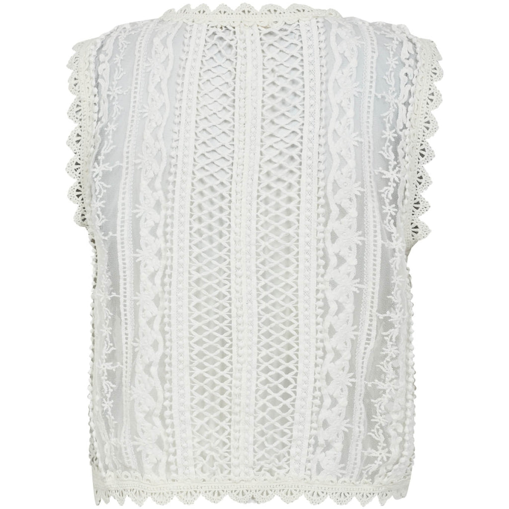 Gossia Top - SeboraGO Top i Off-White