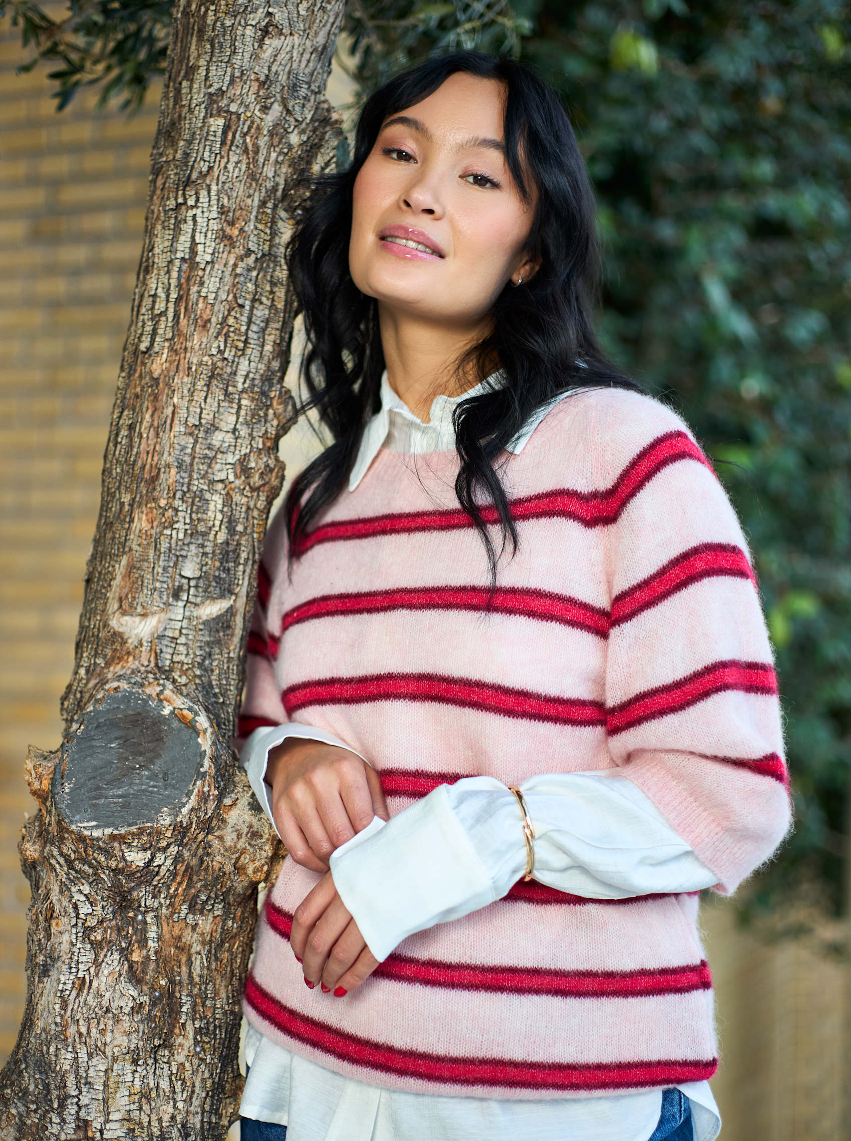 Black Colour Armbånd - BcTrinny Slim Armbånd Forgyldt