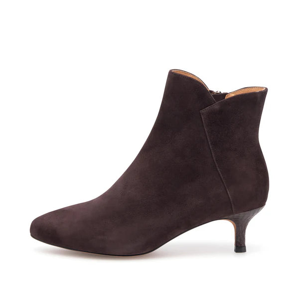 Woden Støvle - Saga Zip Støvle i Chocolate Brown