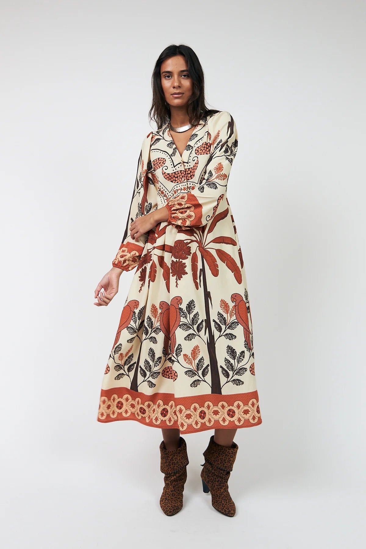 Lollys Laundry Kjole - SaraLL Lang Kjole i Creme