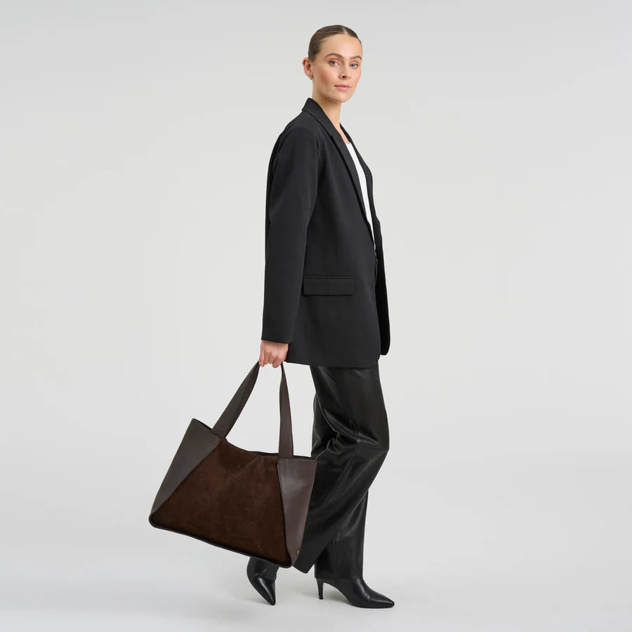 Depeche Taske - 16892 Madrid Shopper Taske i Chocolate
