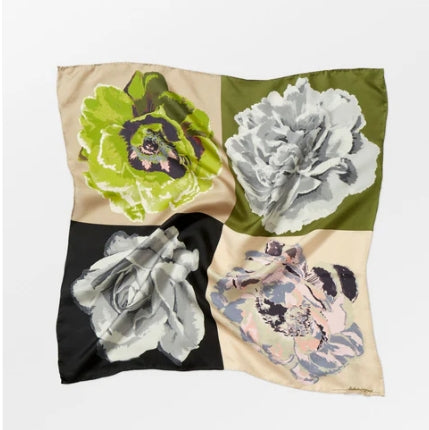 Beck Søndergaard Tørklæde - Perulia Twill Sia Tørklæde i Sphagnum Green