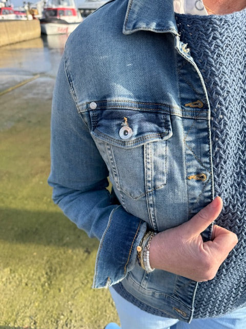 Garcia Jakke - Sofia Denim Jakke i Light Used Denim