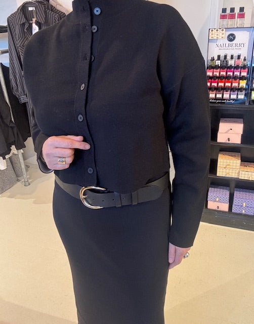 Second Female Nederdel - Corentine Strik Nederdel i Sort