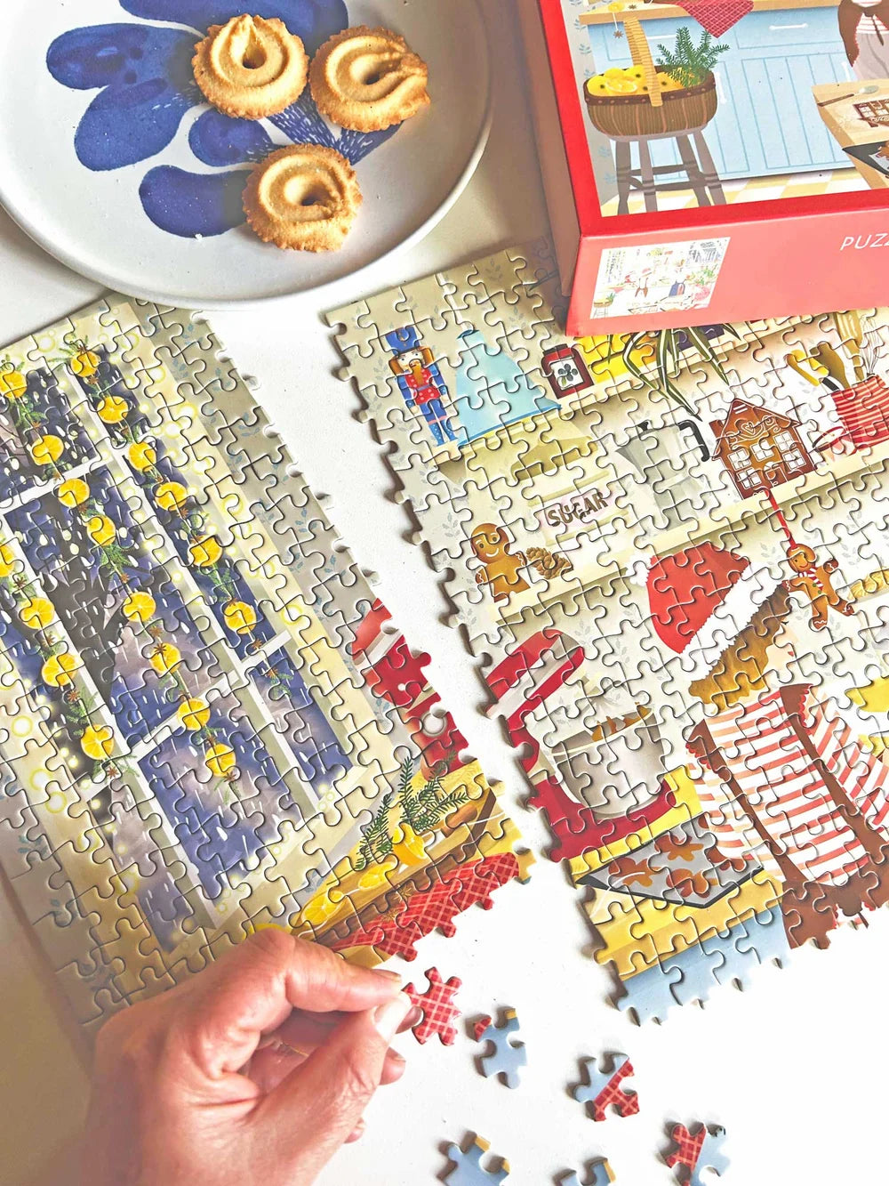 Visse Vasse Kalender - Advent Kalender Sweet Christmas Puslespil