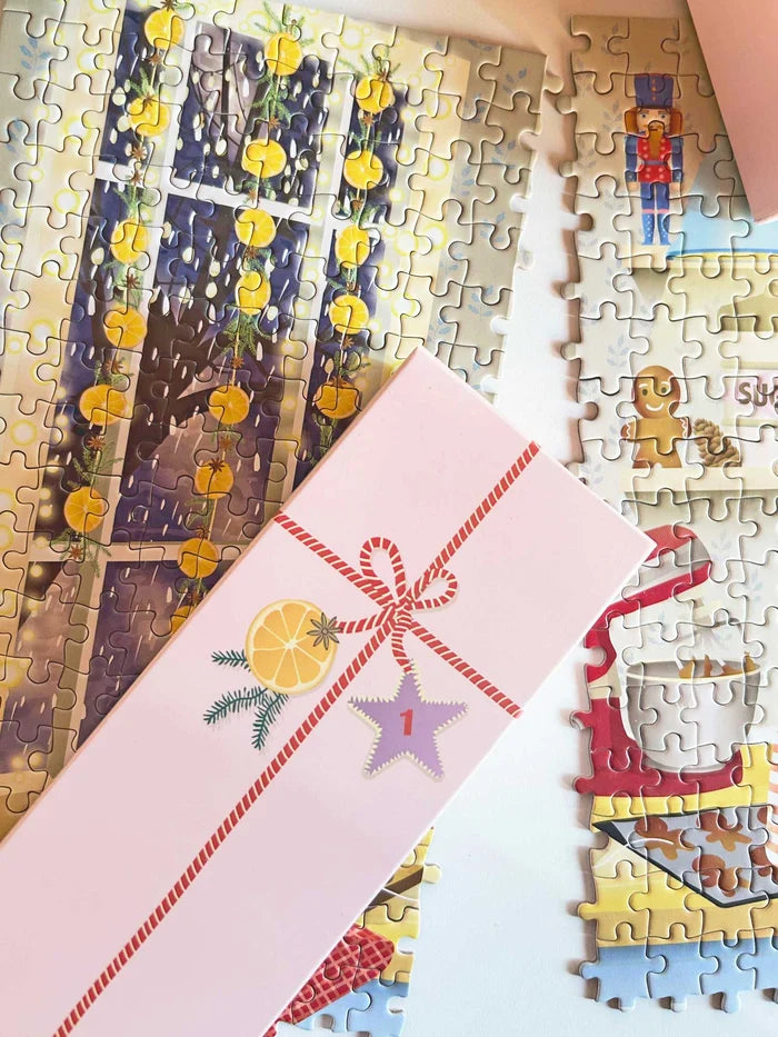 Visse Vasse Kalender - Advent Kalender Sweet Christmas Puslespil