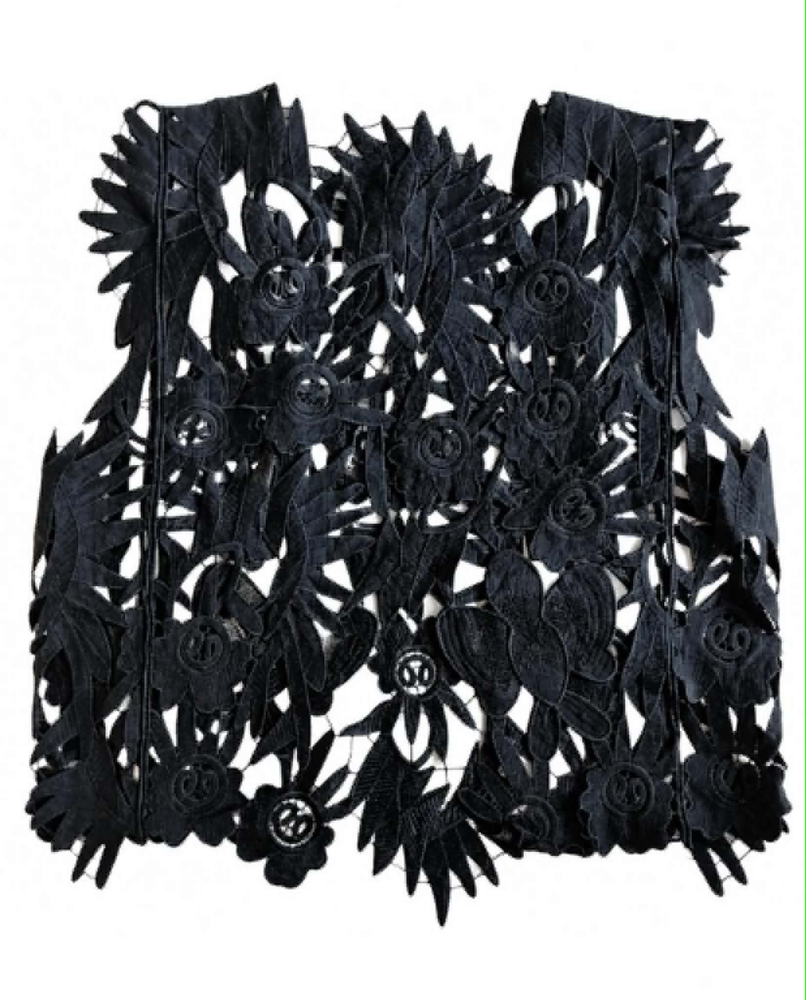Tim & Simonsen Top - Yrsa Lace Top i Sort