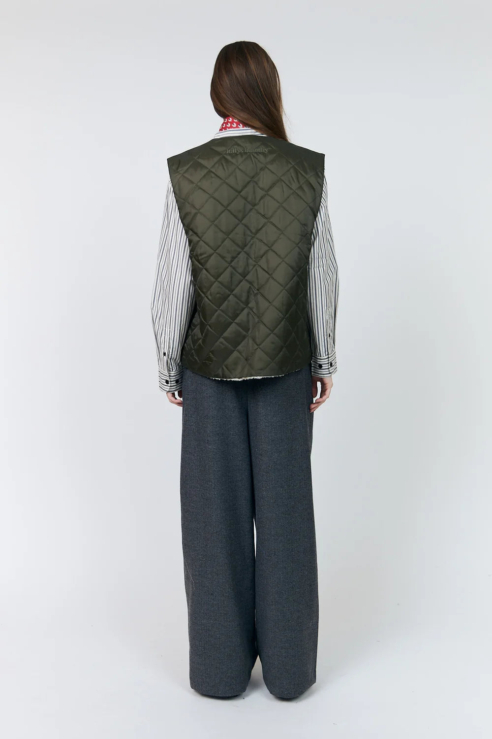 Lollys Laundry Vest - UnityLL Vendbar Vest i Dark Green