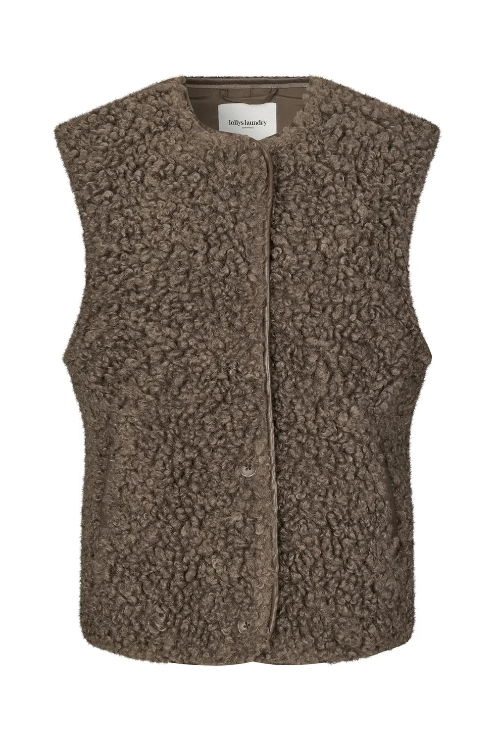 Lollys Laundry Vest - VadaLL Vest i Dark Mocca