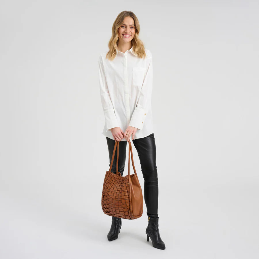 Depeche Taske - 16852 Warsaw Taske i Vintage Cognac