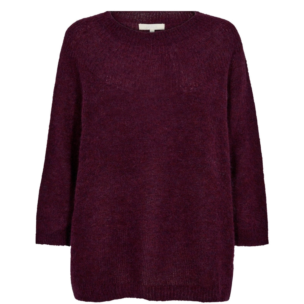 Gossia Strik - AmeliaGO Strik Bluse i Plum