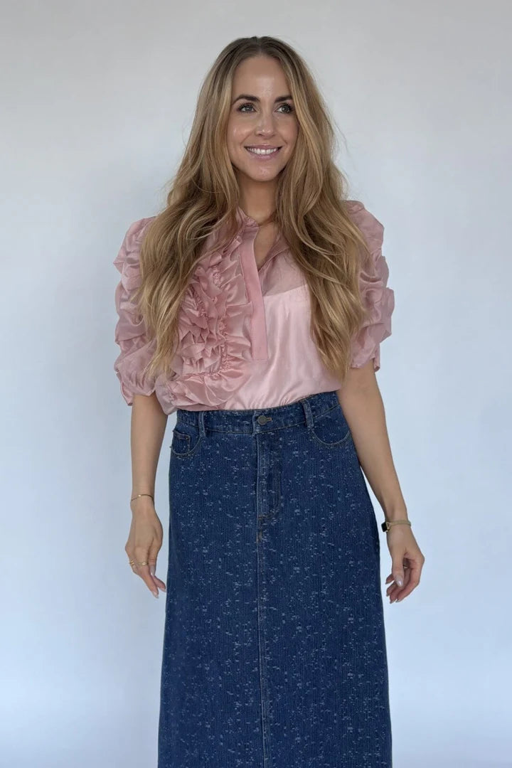 Gossia Bluse - AnnsofiGO Bluse i Dusty Rose