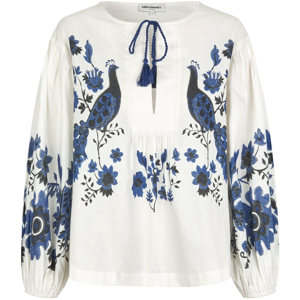 Lollys Laundry Bluse - AskarLL Bluse i Creme