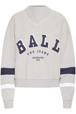 BALL Original Sweat - BaFossati High Collar Sweat i Grå