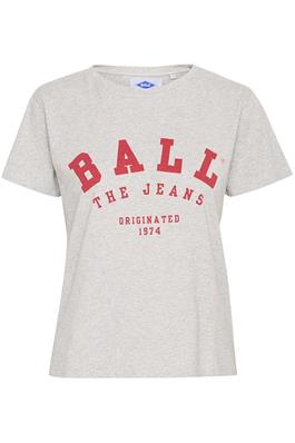 BALL Original T-shirt - BaMaldini T-shirt i Grå/Rød