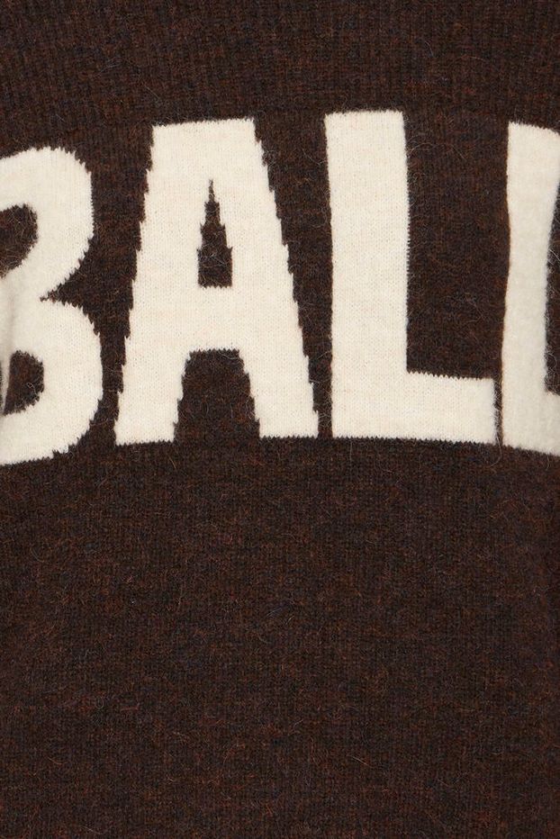 BALL Original Sweat - BaStacy Rib Strik i Coffee Bean