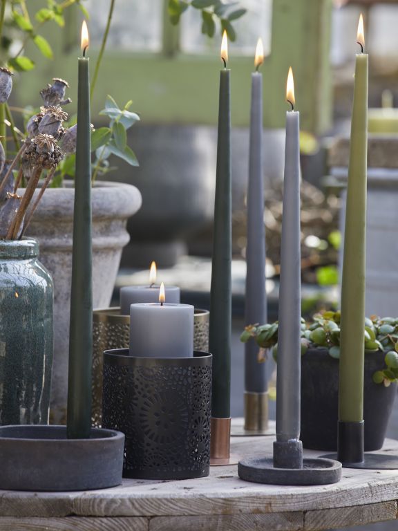 B-Green Interiør Lysestage - Bea Lysestage i Choko Patina