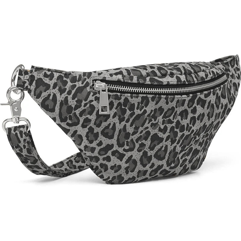 Depeche Bumbag - 12556 Bumbag i Grå Leopard Print