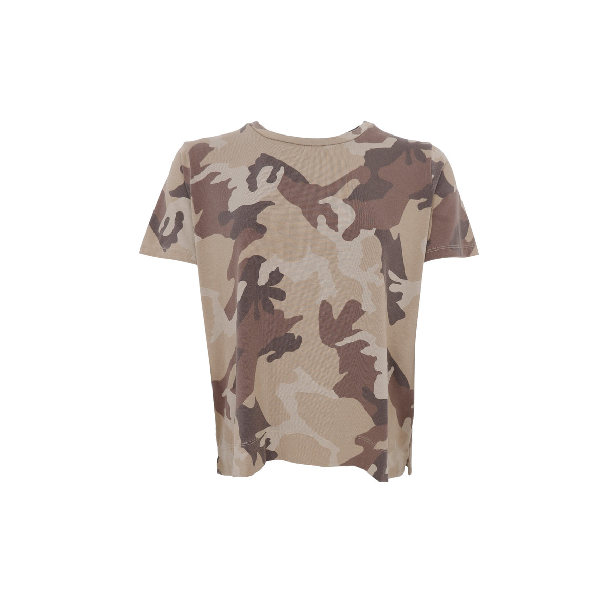 Black Colour T-shirt - BcZelda T-shirt i Brown Camouflage