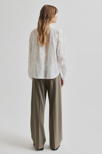 Second Female Bluse - Canvar Bluse i Hvid