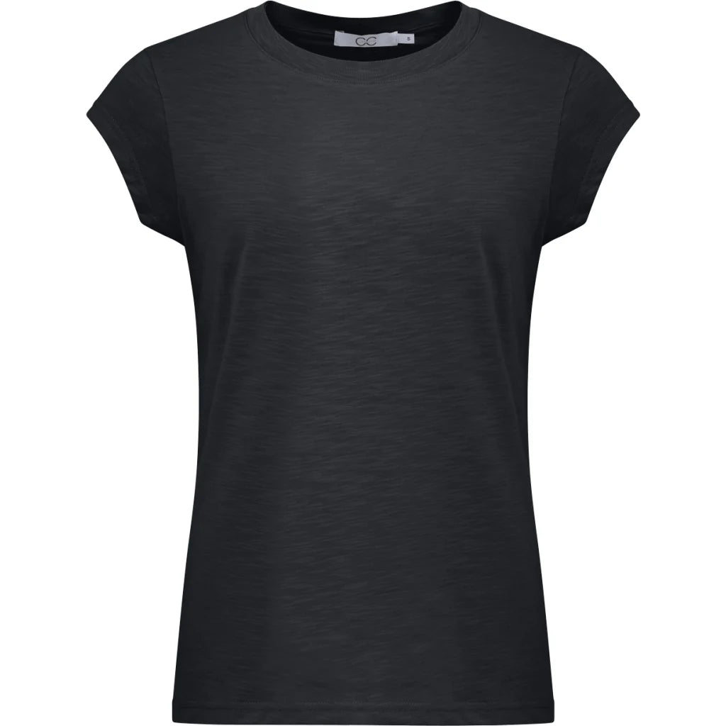 Coster Copenhagen T-shirt - CC-Heart Basic T-shirt Rund Hals i Dark Stone Grey