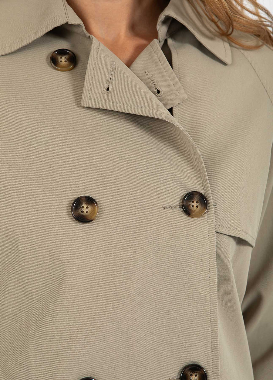 Coster Copenhagen Jakke - CC Heart Alicia Kort Trenchcoat