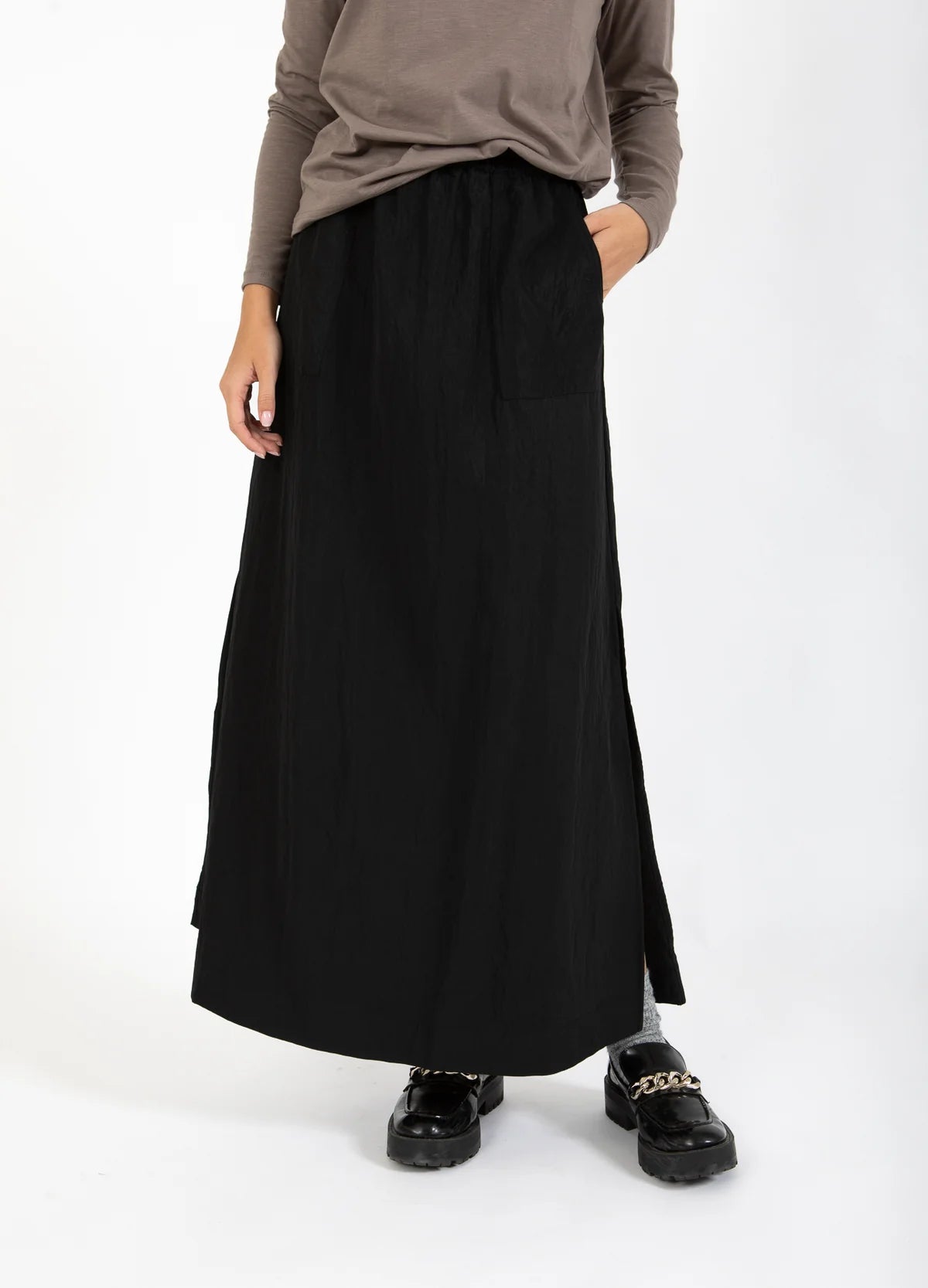 Coster Copenhagen Nederdel - CC Heart Carmen Maxi Nederdel i Sort