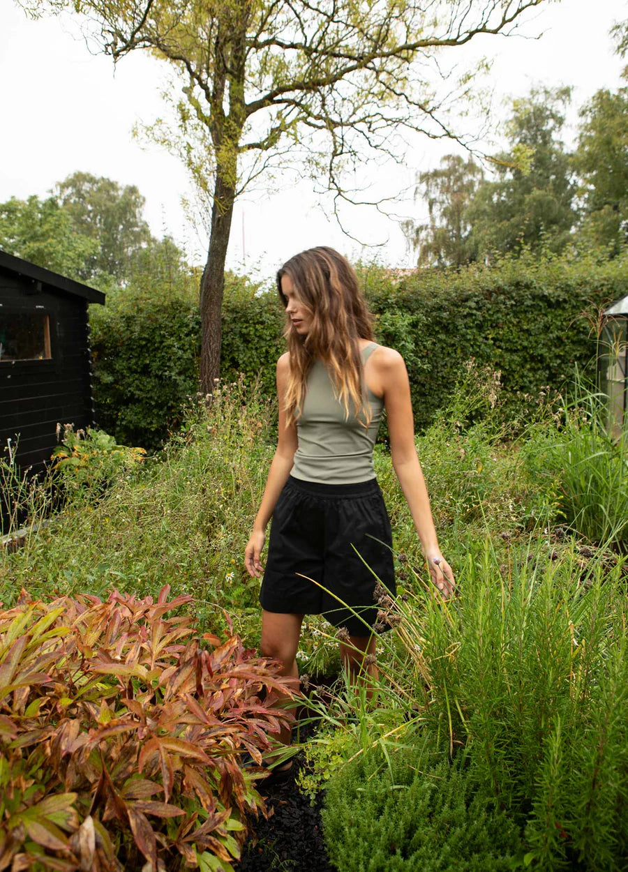 Coster Copenhagen Shorts - CC Heart Millie Shorts i Sort