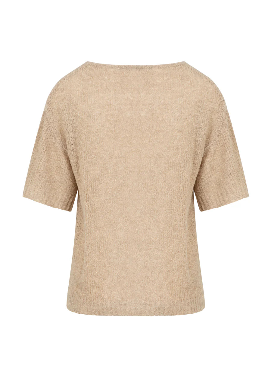 Coster Copenhagen Cardigan- CC-Heart Roselynn SS Strik Cardigan i Sand