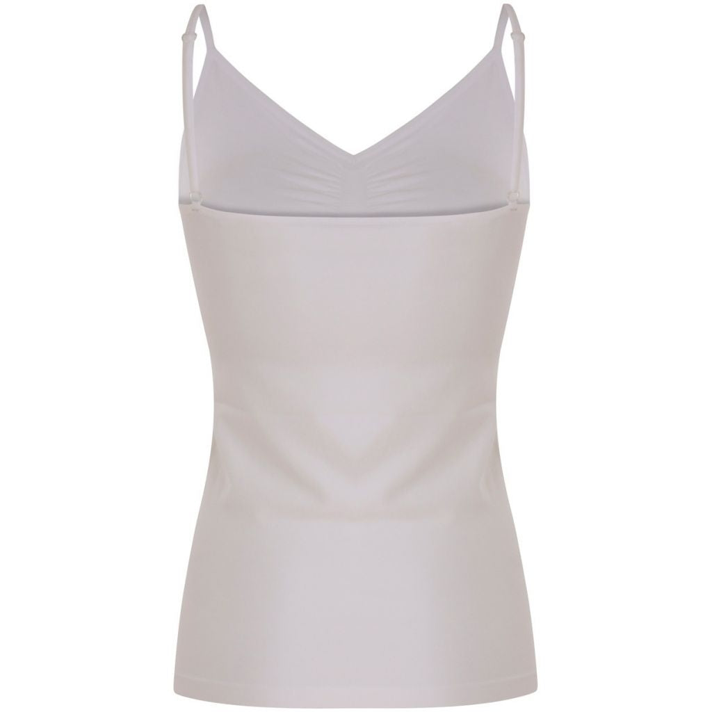 Coster Copenhagen Top - CC Heart Seamless Strop Top i Hvid