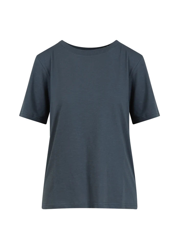 Coster Copenhagen T-shirt - CC-Heart Reguler T-shirt Rund Hals i Dark Stone Grey