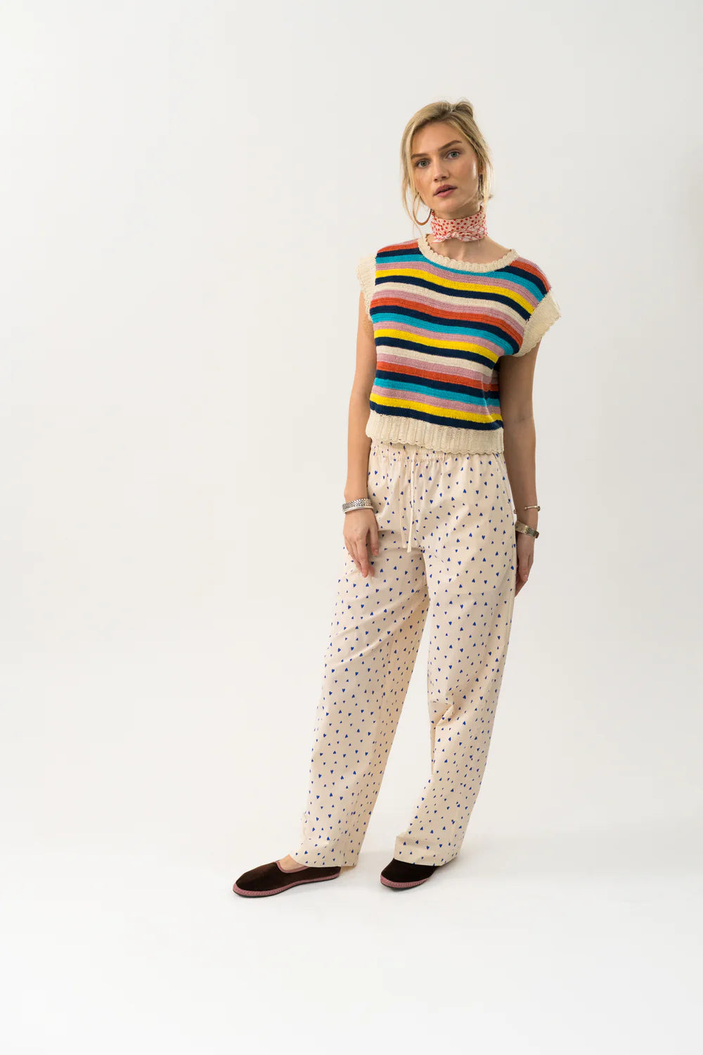 Lollys Laundry Vest - ChicagoLl Vest i Multi Strib