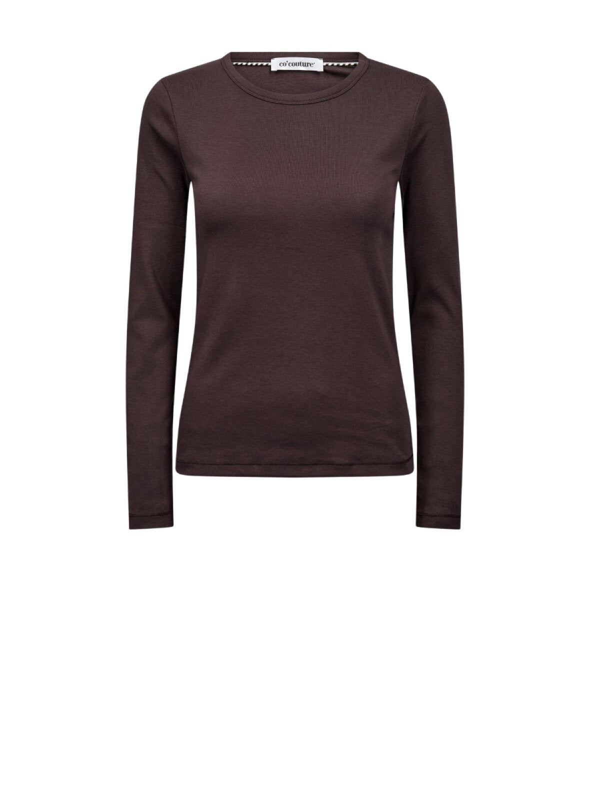Co´Couture Bluse - GrannyCC LS Bluse i Dark Brown