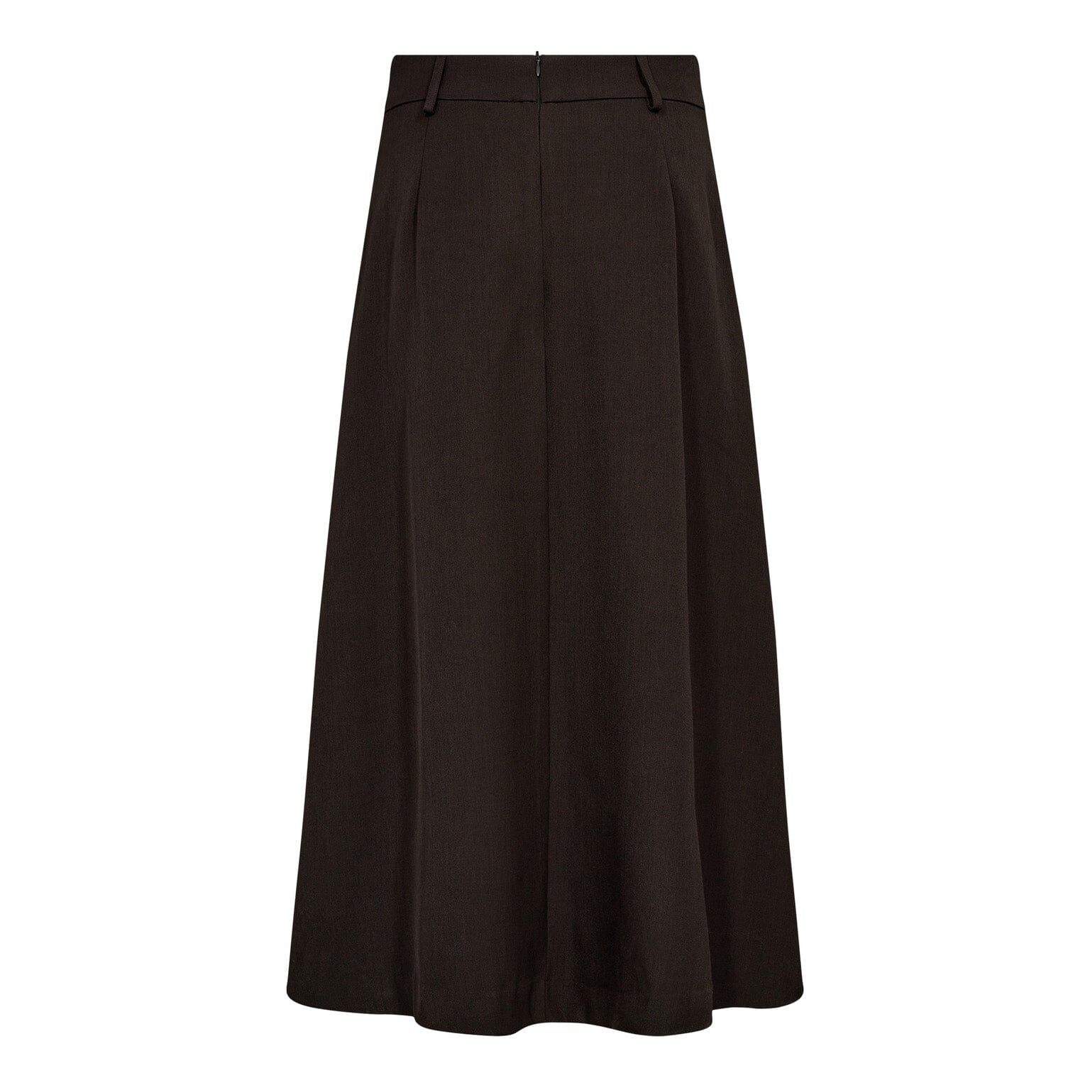 Co´couture Nederdel - LunaCC Pocket Pleat i Dark Brown