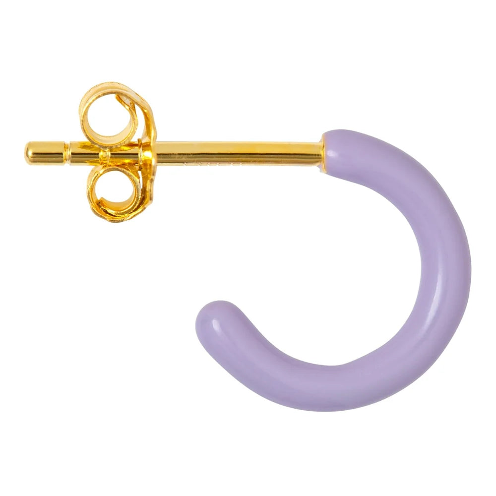 Lulu Copenhagen Ørering - Color Hoop Ørering i Lys Lilla