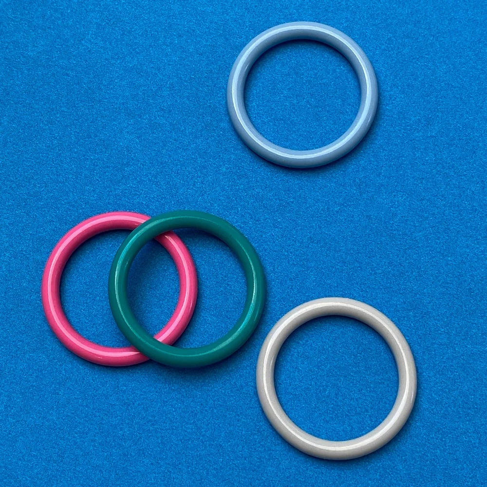 Lulu Copenhagen Ring - Color Ring i Light Blue