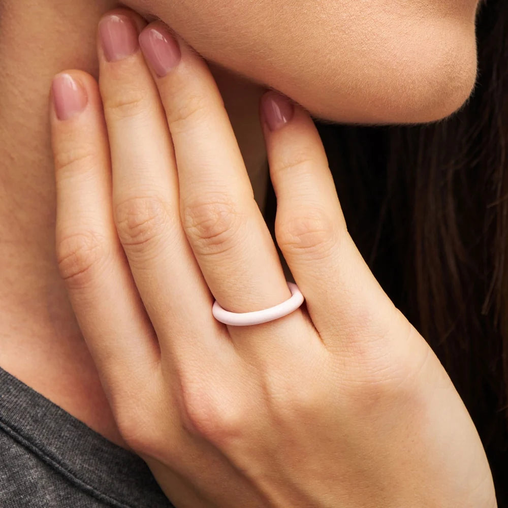 Lulu Copenhagen Ring - Color Ring i Light Pink