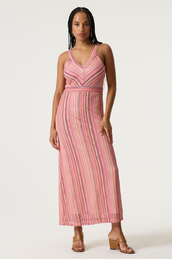 Garcia Kjole - 260089 Strop Kjole i Coral Crush