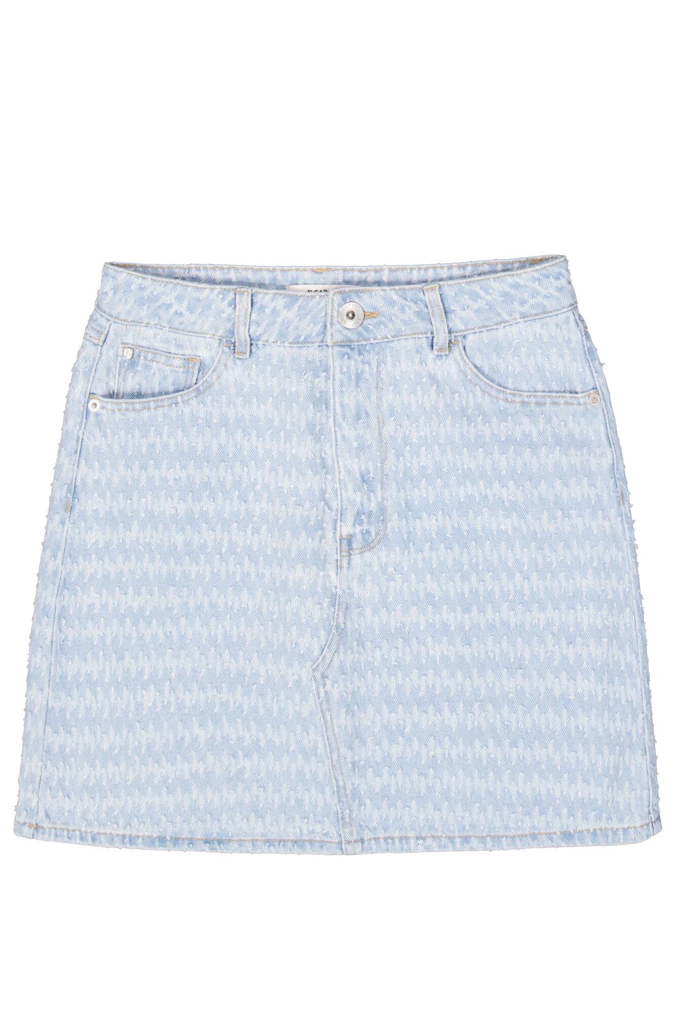 Garcia Nederdel - 50123 Kort Denim Nederdel i Light Used