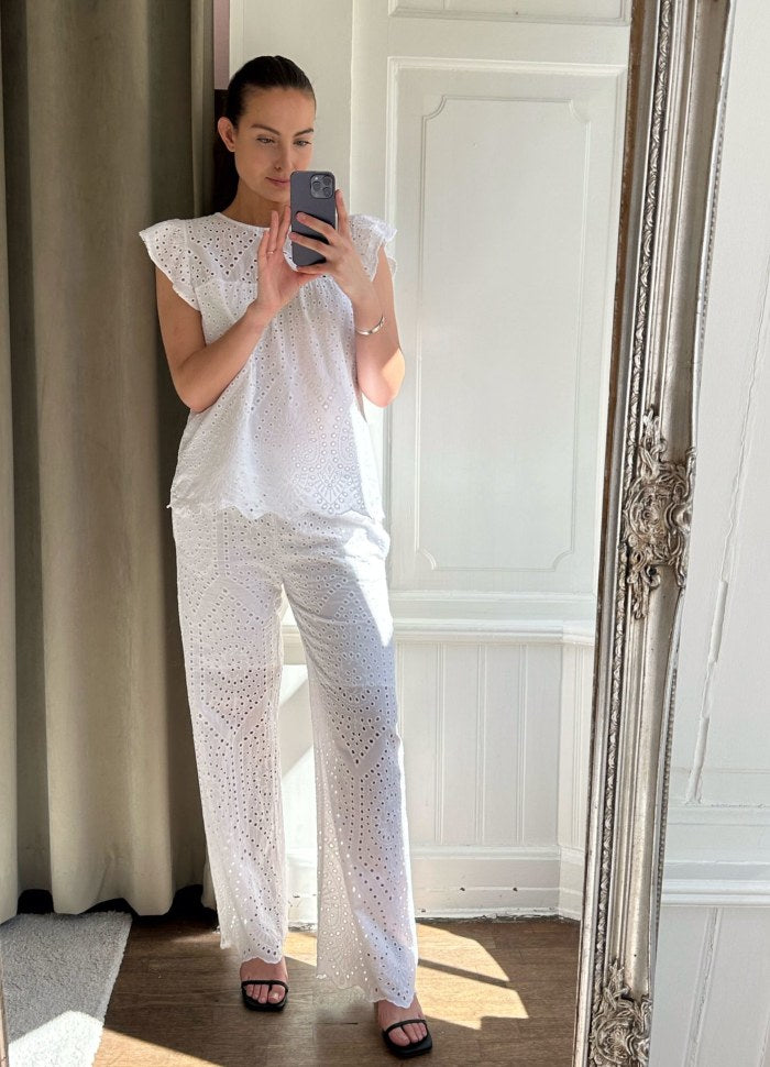 Tiffany Bukser - Dalia Bukser i Hvid