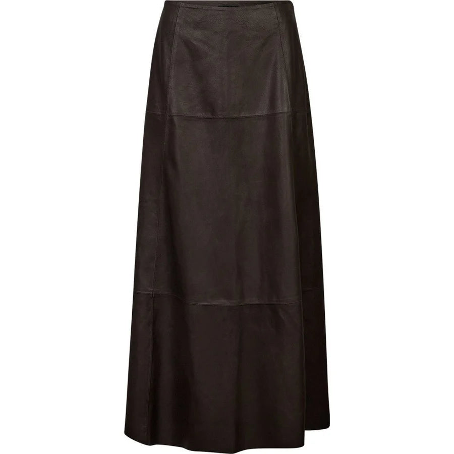 Depeche Nederdel - 51008 DarinaDEP Skind Nederdel i Brown