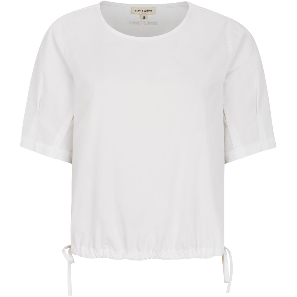ESMÉ STUDIOS Bluse - ESBillys Bluse i Hvid