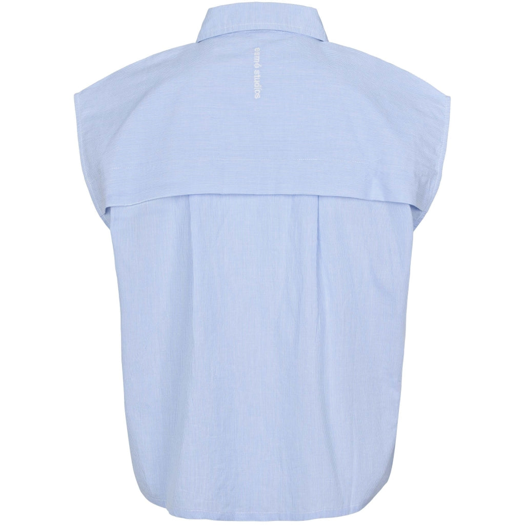 ESMÉ STUDIOS Bluse - ESNunu Sl Bluse i Kentucky Blue