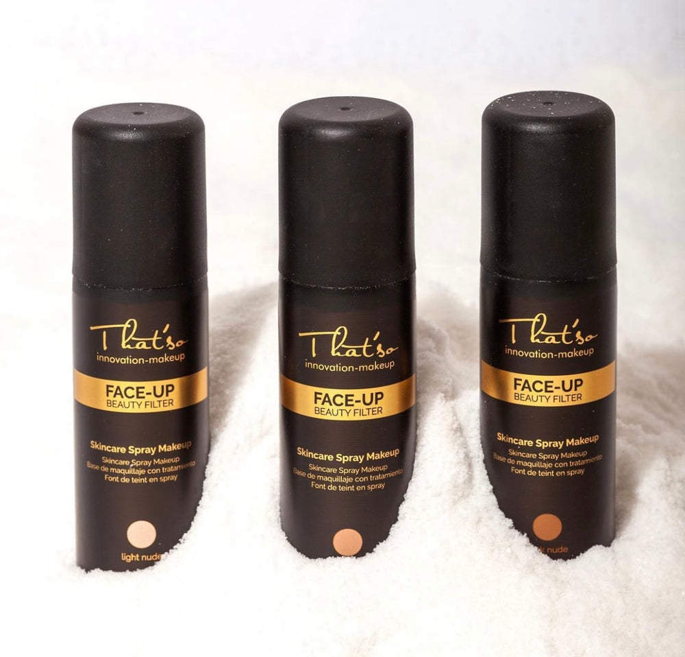THAT´SO - Face Up Glow Spray Pudder i Dark Nude