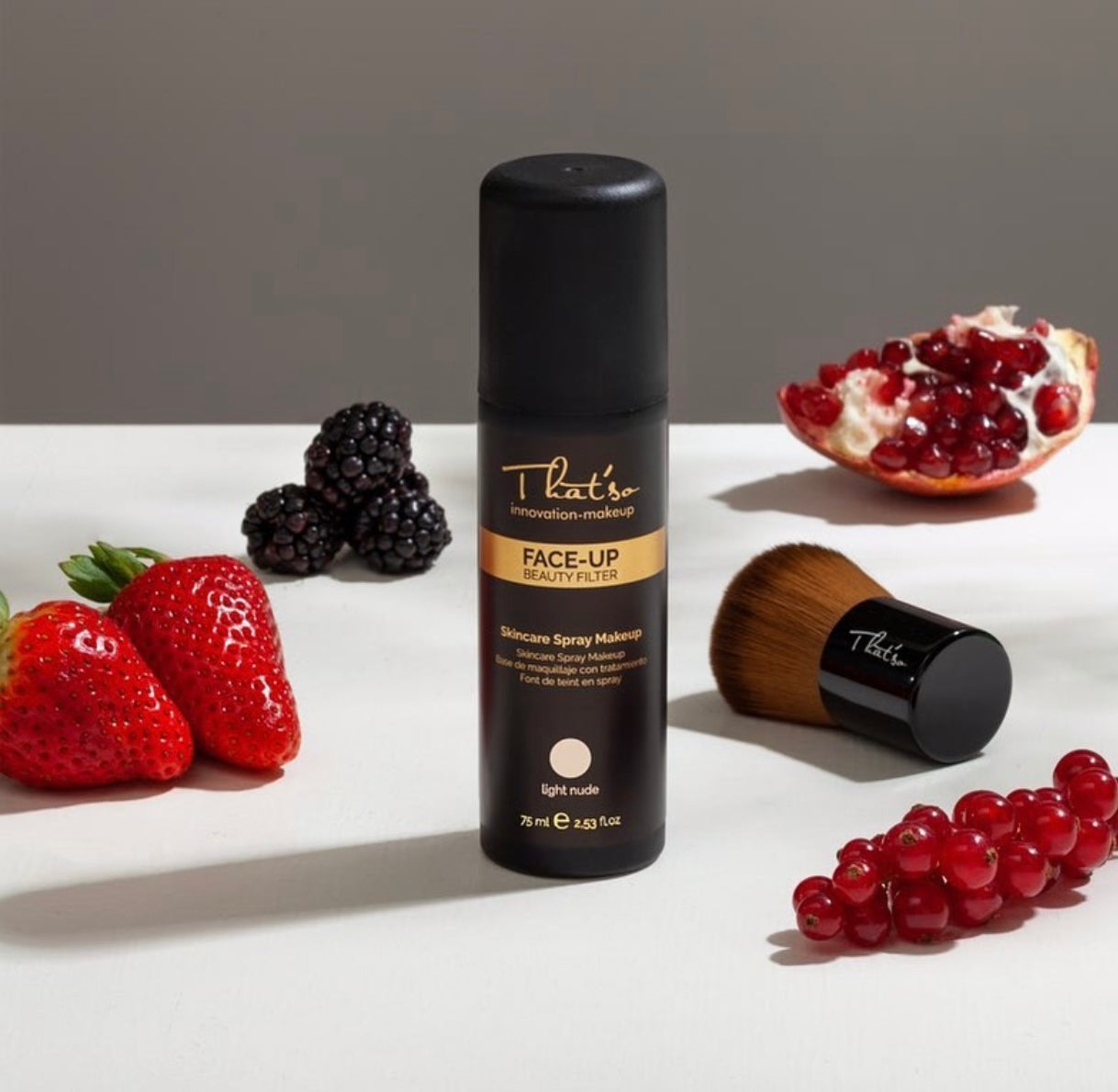 THAT´SO Pudder - Face Up Glow Spray Pudder i Light Nude