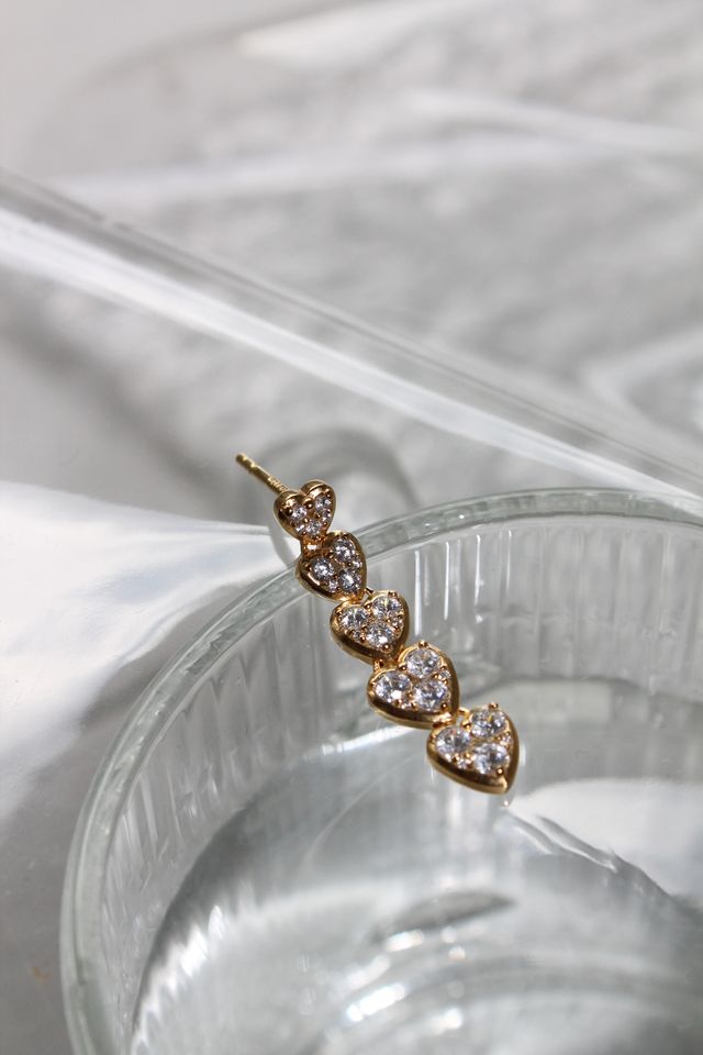 Stine A Ørering - 11412 J´adore Exclusive Ørering Med 5 Hjerter