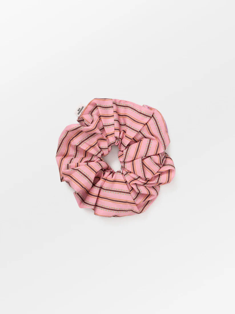 Beck Søndergaard Hårelastik - Lina Cotta Scrunchie i Pink Nectar