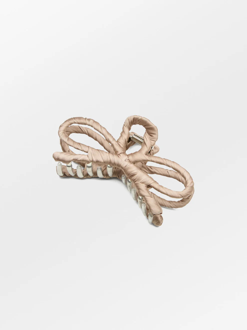 Beck Søndergaard Hårspænde - Luster Bow Hårspænde i Simply Taupe Beige