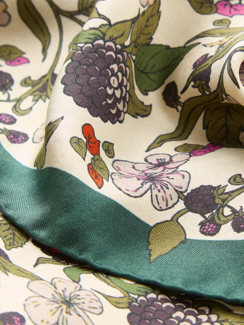 Beck Søndergaard Tørklæde - Autumn Blackberry Sia Tørklæde i Birch White