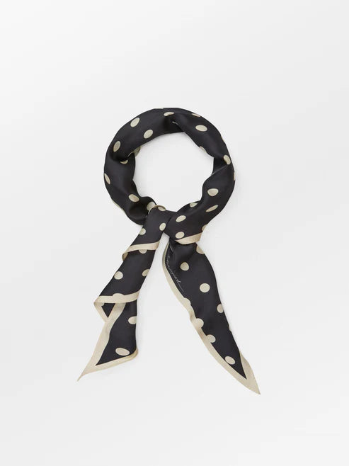 Beck Søndergaard Tørklæde - Polka Triangle Sia Tørklæde i Sort